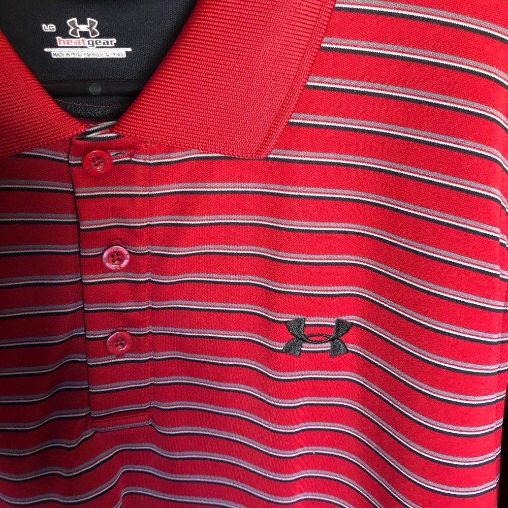 Under Armour SS black and red
